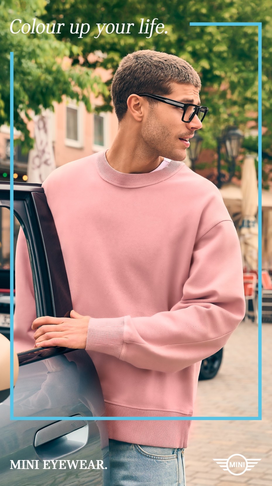 Mini Eyewear: Mann mit Brille